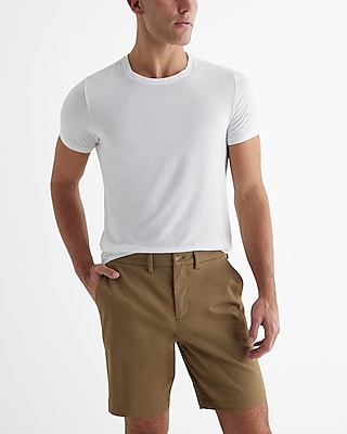 8" hyper stretch chino shorts