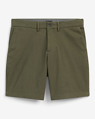 8" Comfort Waist Hyper Stretch Slim Chino Shorts