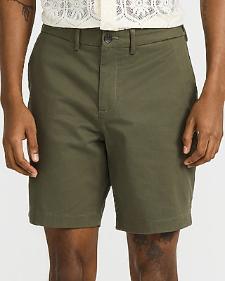8" Comfort Waist Hyper Stretch Slim Chino Shorts