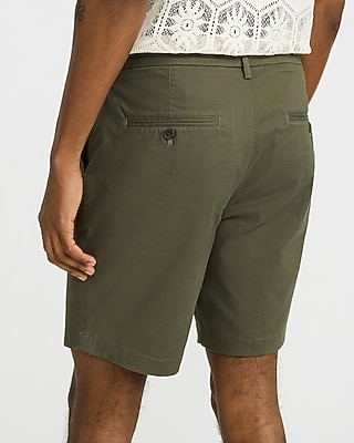 8" Comfort Waist Hyper Stretch Slim Chino Shorts