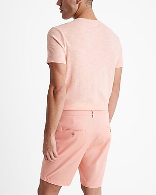 8" Comfort Waist Hyper Stretch Slim Chino Shorts - image 3
