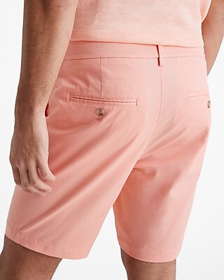 8" Comfort Waist Hyper Stretch Slim Chino Shorts - image 4
