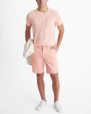 8" Comfort Waist Hyper Stretch Slim Chino Shorts - image 5