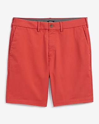 8" Comfort Waist Hyper Stretch Slim Chino Shorts