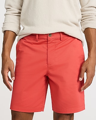 8" Comfort Waist Hyper Stretch Slim Chino Shorts