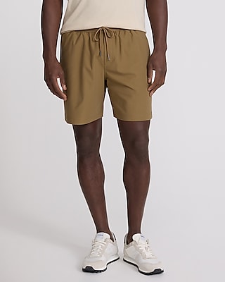 7" Drawstring Elastic Waist Everyday Performance Shorts