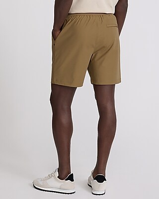 7" Drawstring Elastic Waist Everyday Performance Shorts
