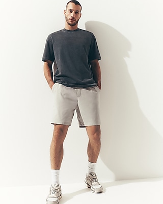 7" Drawstring Elastic Waist Everyday Performance Shorts
