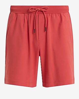 7" Drawstring Elastic Waist Everyday Performance Shorts