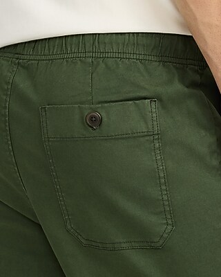 6" Cotton-Blend Drawstring Elastic Waist Short