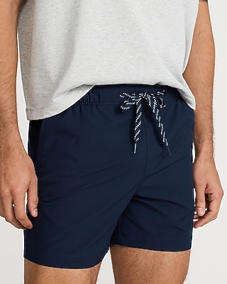5" Drawstring Elastic Waist Everyday Performance Short