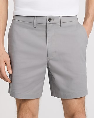 7" Comfort Waist Hyper Stretch Chino Shorts - image 2