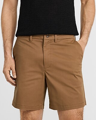 7" Comfort Waist Hyper Stretch Chino Shorts