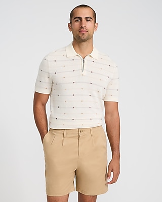 8"  Comfort Waist Hyper Stretch Double Pleat Chino Shorts