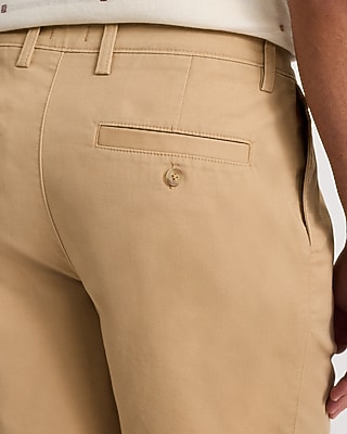 8"  Comfort Waist Hyper Stretch Double Pleat Chino Shorts