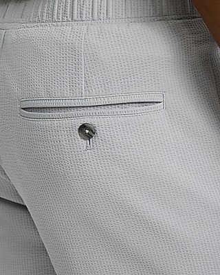 9" Seersucker Everyday Performance Hybrid Elastic Waist Suit Short