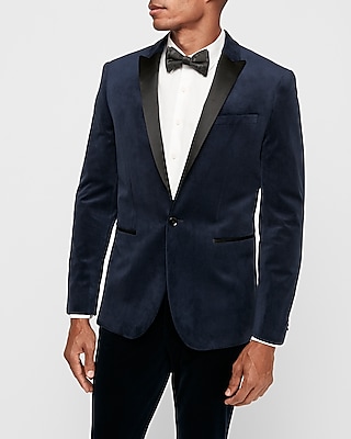 navy velvet jacket