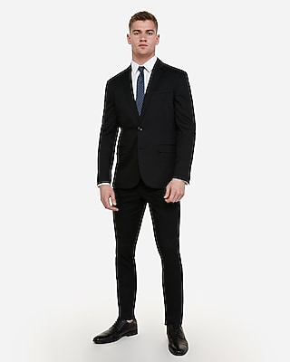 next black suit slim fit