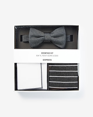 Bow Tie, Pocket Square & Socks Gift Set