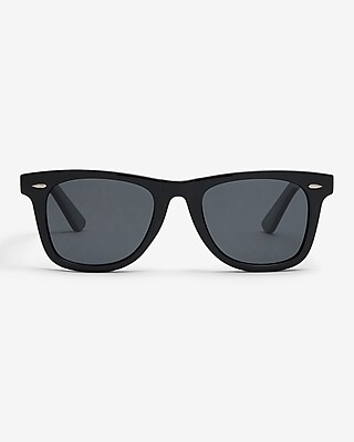 Black Browline Sunglasses Men's Black