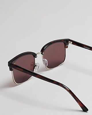 Tortoise Browline Sunglasses