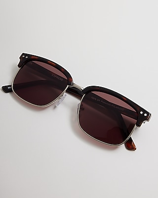 Tortoise Browline Sunglasses