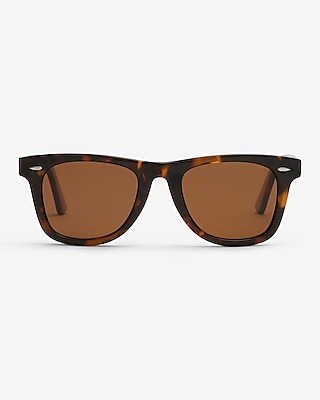 Tortoise Rounded Square Sunglasses