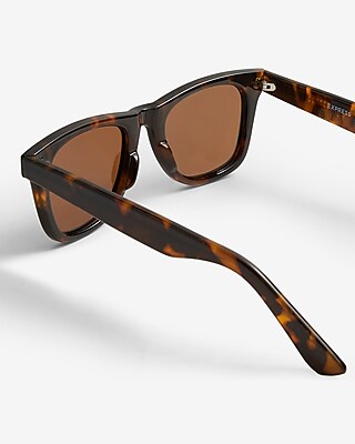 Tortoise Rounded Square Sunglasses