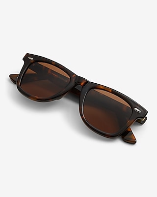 Tortoise Rounded Square Sunglasses