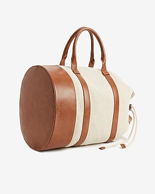 Striped Multi-Purpose Drawstring Tote