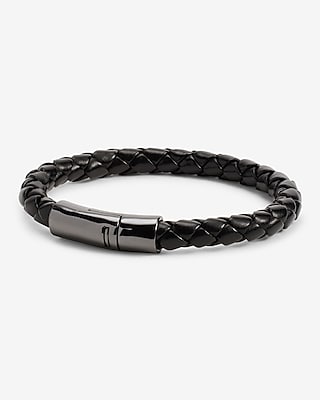 leather braided bracelet