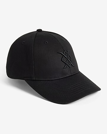 Black With Grey Mesh Hat, Raise 'em Apparel Logo Hat, Black Cap 