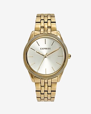 Gold Banded Watch