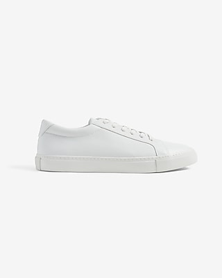 faux leather sneakers