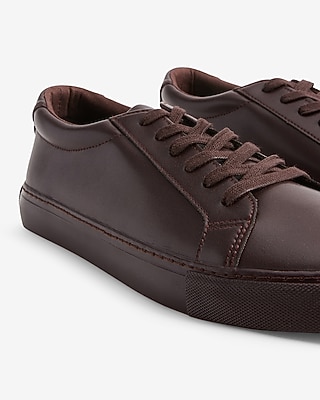 Faux Leather Sneakers