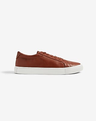 Faux Leather Sneakers | Express display picture 2