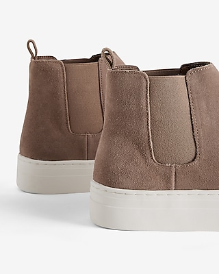 Brian Atwood X Express Genuine Suede Chelsea Sneakers
