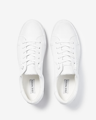 steve madden white tennis shoes