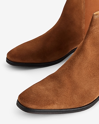 Genuine Suede Chelsea Boot