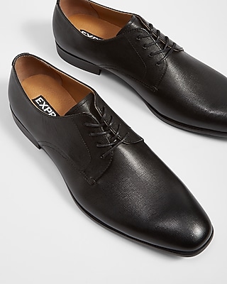 saffiano leather oxford dress shoe