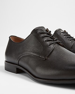Saffiano Leather Oxford Dress Shoe 