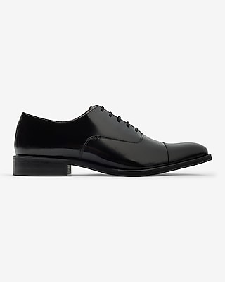  Vostey Men's Dress Shoes Black Classic Cap Toe Brogue Men  Oxfords (BMY636 Black Size 7)