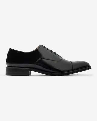 New EXPRESS Mens Black Leather‎ Oxford Ankle Boot Cap Toe Dress Shoe Size 8 Amazon.com | Ferro Aldo Adam Men main image 4