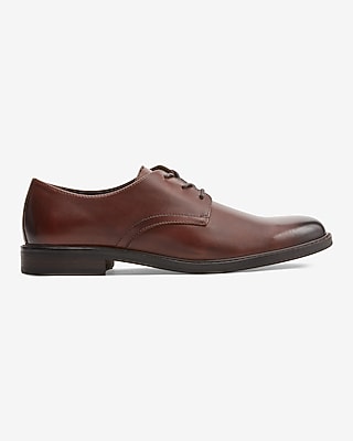 Express Men\'s Leather Cognac Polished Dress Shoes - Size 8 New Express Men main image 3