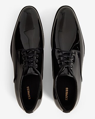 Genuine Patent Leather Lace Up Dress Shoe | Express