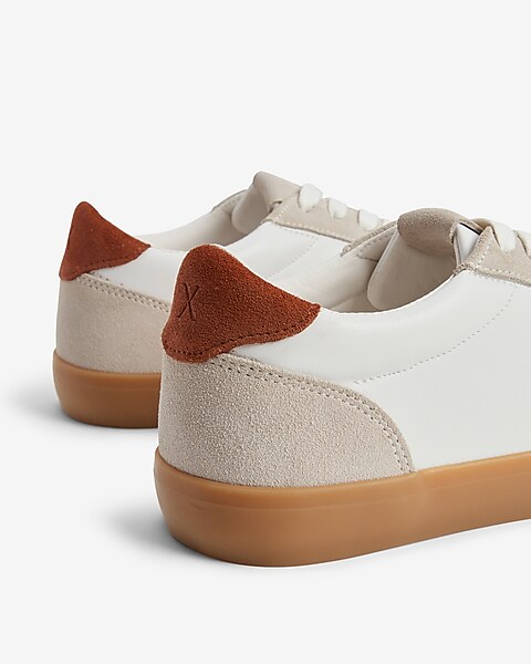 Udvinding aborre Hvile Faux Leather Gum Sole Sneakers | Express