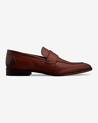 Edition Cognac Genuine Leather Loafers | Express display picture 1