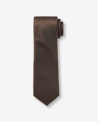 Classic Brown Solid Tie