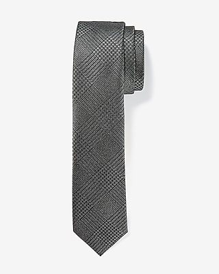 Narrow Plaid Tie