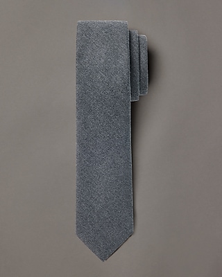 Edition Charcoal Gray Wool Tie